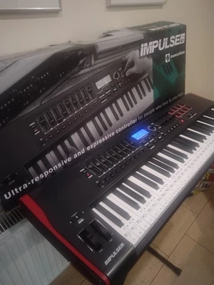 Novation Impulse 61 MIDI Keyboard Controller original box free shipping  - Image 1 of 4