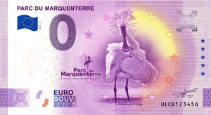 BILLET EURO SOUVENIR 2025-6 PARC DU MARQUENTERRE ANNIVERSAIRE - Afbeelding 1 van 1