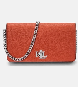 175 $ Ralph Lauren Umhängetasche Drehverschluss Tech Case Tasche rostorange neu mit Etikett - Bild 1 von 13