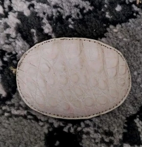 Leather Belt Buckle Mexico (Off White) Unbranded 3 1/2" X 2 1/2" - Picture 1 of 6