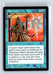 (2x) POWER SINK – MTG Magic the Gathering Card – Mirage – Common - Picture 1 of 6
