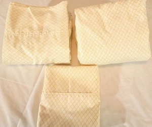 Twin Sz Sheet Set By Amazon Basics. Yellow & white 100%polyester - Picture 1 of 14