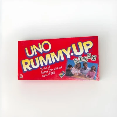 1993 Vintage Mattel UNO Rummy Up Tile Game 100% NEW & STILL SEALED UNOPENED - Image 1 of 4
