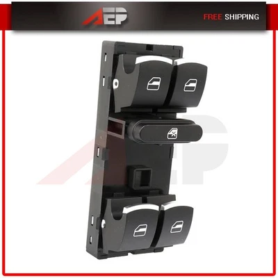 Power Window Switch for Volkswagen Golf GTI 2011- 2013 CC 2014-2017 Front Left - Image 1 of 4