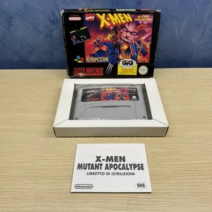 Nintendo X-Men Snes Mutant Apocalypse Super GIG PAL ITA Italiano Completo - Foto 1 di 13