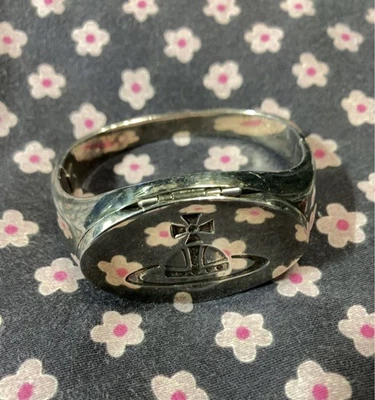 Vivienne Westwood Vw-9131 Analog Quartz Women Watch Silver 925 Sticker Bangle Vi - Image 1 of 3