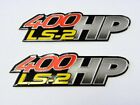 Pontiac Chevrolet Ls2 400Hp V8 Engine Emblems Badges