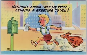 Postal de colección Nothings Gonna Stop Me From Sending a Greeting to You - Imagen 1 de 2