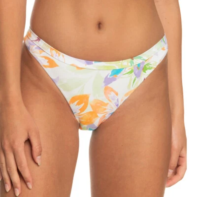 Roxy Retro Revo Wendbare Bikinihose - Snow White Pualani Combo - Bild 1 von 4