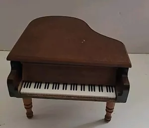 Miniature Wooden Grand Piano Music Box Fur Elise Glory Land Musicale 3" X 5" - Picture 1 of 16