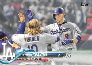 2018 Topps Serie 1 Yasmani Grandal Día del Padre Azul 46/50 - Dodgers - #320 - Imagen 1 de 1