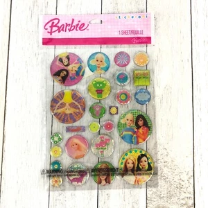 Adesivi Vintage NOS BARBIE Bambola e Animali Mattel 2006 SIGILLATI Punzone Stickeroni - Foto 1 di 8