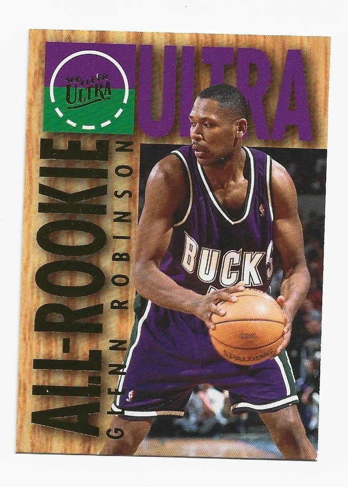Baloncesto Fleer Ultra All-Rookie #11 1994-95 Glenn Robinson Purdue Boilermakers Foto 1 de 1