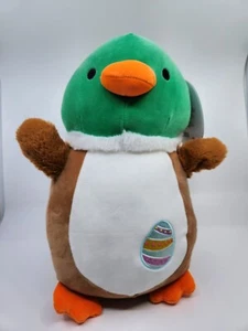 Avery Mallard Duck Egg 14.5" Hugmees Squishmallow Plush Easter 2022 Kellytoy - Picture 1 of 13
