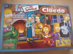 Waddingtons The Simpsons Cluedo Spare Replacement Cards Detective Pad Envelope - Picture 1 of 11