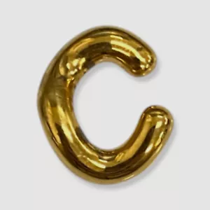 Charlotte Chesnais Women 18k Gold Vermeil Wave Cuff Single Earring - Picture 1 of 2