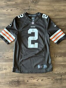 Nike Cleveland Browns Johnny Manziel #2 NFL Football On Field Jersey Small