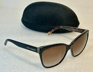 Dolce & Gabbana DG4114 Women’s Sunglasses 1750/13 59□15 Brown w/ Case, READ - Picture 1 of 12