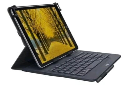 Logitech Universal Folio Cover iPad o Tablet Da 9-10" con Tastiera Bluetooth - Immagine 1 di 4
