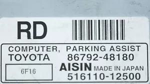 2006-2009 Lexus RX350 RX400h Parking Assistant Control Module 86792-48180 - Picture 1 of 3