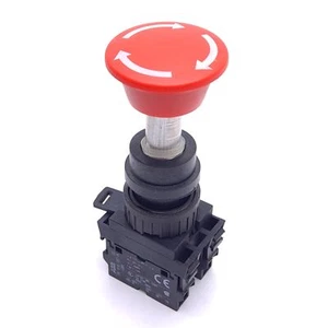 ABB SK616001-A, SK616001B Kontaktblöcke mit E-Stop-Drehknopf, ø40 mm, 1NO 1NC - Bild 1 von 6