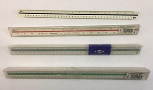 Alvin/Standardgraph Triangle Scale Ruler Architect Drafting 241p, 561 98-1, 9418 - Picture 1 of 4