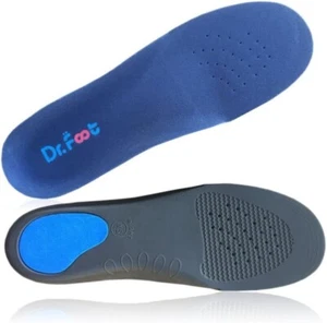Dr. Foot's Full Orthotics Shoe Insoles - Arch Support inserts Correct Flat Feet, - Picture 1 of 8