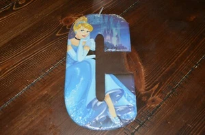Disney Princess Home Wall Decor Metal Tin Letter 10x5" Hobby Lobby C CINDERELLA - Picture 1 of 1