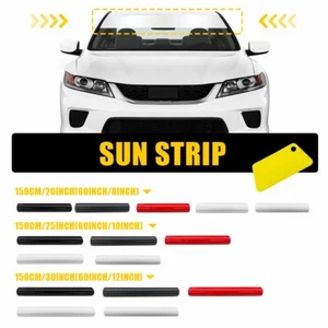 Sun Visor Strip Windshield Banner Vinyl Long Lasting Premium Blank Decal 60'' - Picture 1 of 17