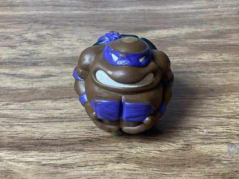TMNT Sewer Sports Ball Mirage Studios Playmates Toys 1991 Donatello Used Cover