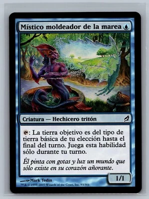 Magic The Gathering SPANISH Lorwyn Tideshaper Mystic #93/301 MTG TCG CCG - Image 1 of 2