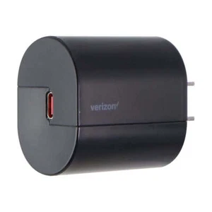 Verizon 30W Fast Charge USB-C Wall charger - Black/Red - Picture 1 of 4