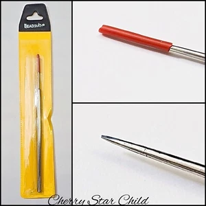 Beadsmith metal awl for bead knotting jewellery craft making strong & sharp - Picture 1 of 4