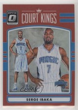 2016-17 Panini Donruss Optic Court Kings Red Prizm /99 Serge Ibaka #37