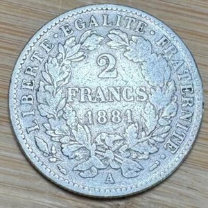 PIECE 2 FRANCS CERES 1881 A (1267) - Picture 1 of 2