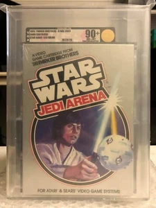 STAR WARS JEDI ARENA ~ VGA 90+ UNCIRCULATED MINT CONDITION ~ ATARI 2600 ~ WATA - Picture 1 of 6