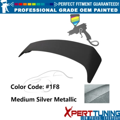 For 09-13 Toyota Corolla OE Style Painted #1F8 Silver Trunk Spoiler W/ LED Brake Foto 1 de 4