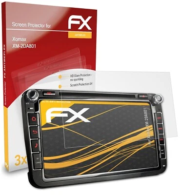 atFoliX 3x Protezione Pellicola dello Schermo per Xomax XM-2DA801 opaco&antiurto - Immagine 1 di 4