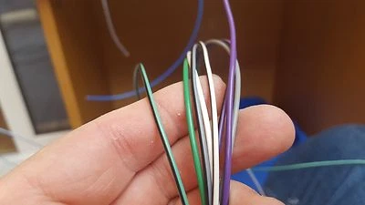 8 CORE AUTOMOTIVE SPEAKER CABLE,1MM 16.5A,ISO COLOURS,GREEN,GREY,WHITE,PURPLE  - Image 1 of 3