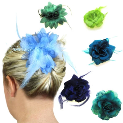 KYISA ACCESSORIES Hair Flowers Dance Accessories Kids Girls Ballet Head Pieces Clips Slides Stage