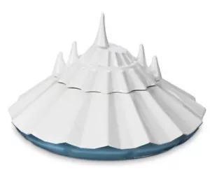 Disney Parks Space Mountain Keramik Keksdose Tomorrowland 45th Anniversary NEU - Bild 1 von 5