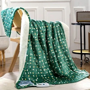 Heated Blanket Throw 50"x60" - Machine Washable Electric Throw Blanket Printe... - Picture 1 of 6