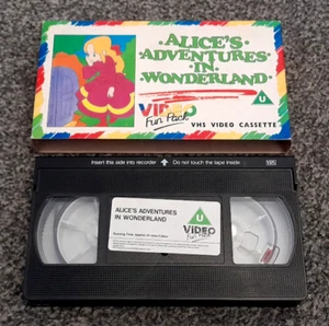 ALICE'S ADVENTURES IN WONDERLAND VIDEO FUN PACK PAL VHS VIDEO KIDS CHILDREN - Picture 1 of 5