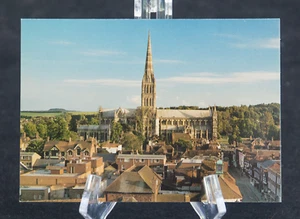 Postcard Salisbury Cathedral View From The Tower St Thomas Church England UK - Picture 1 of 2
