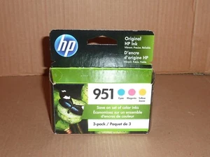 Cartucce combinate colori HP 951 nuove originali inchiostro giallo ciano magenta 09/2022 - Foto 1 di 2