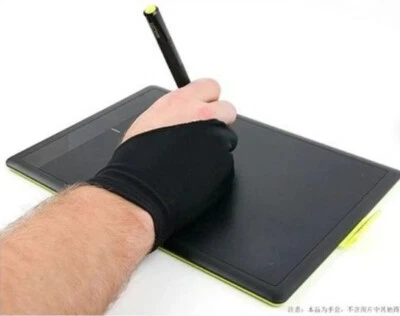 Artist Drawing Two Finger Glove Graphics Drawing Art Student Pen Tablet Pad 1pc - Image 1 of 4