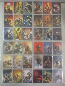 1992 KEN KELLY COMPLETE CARD SET W/ HOLOGRAM INSERT SET CONAN