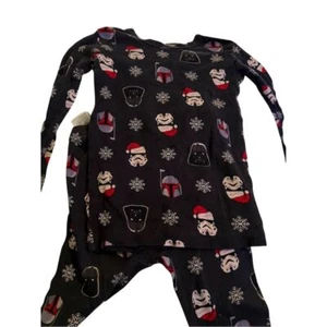 Gap Star Wars Holiday Pajama Set 3T Gray Unisex Baby Toddler Winter - Picture 1 of 12
