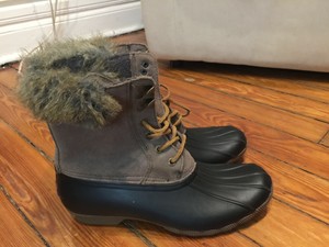 sperry shearling boots