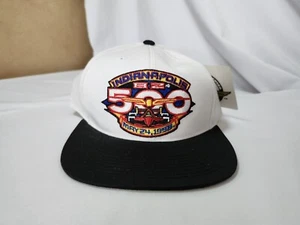 Sombrero blanco 82nd Indianápolis 500 24 de mayo de 1998, recuerdos de carreras, nuevo con etiquetas - Imagen 1 de 11